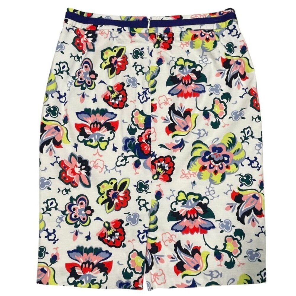 Boden Floral Cotton Stretch Skirt – 8R - Picture 3 of 8